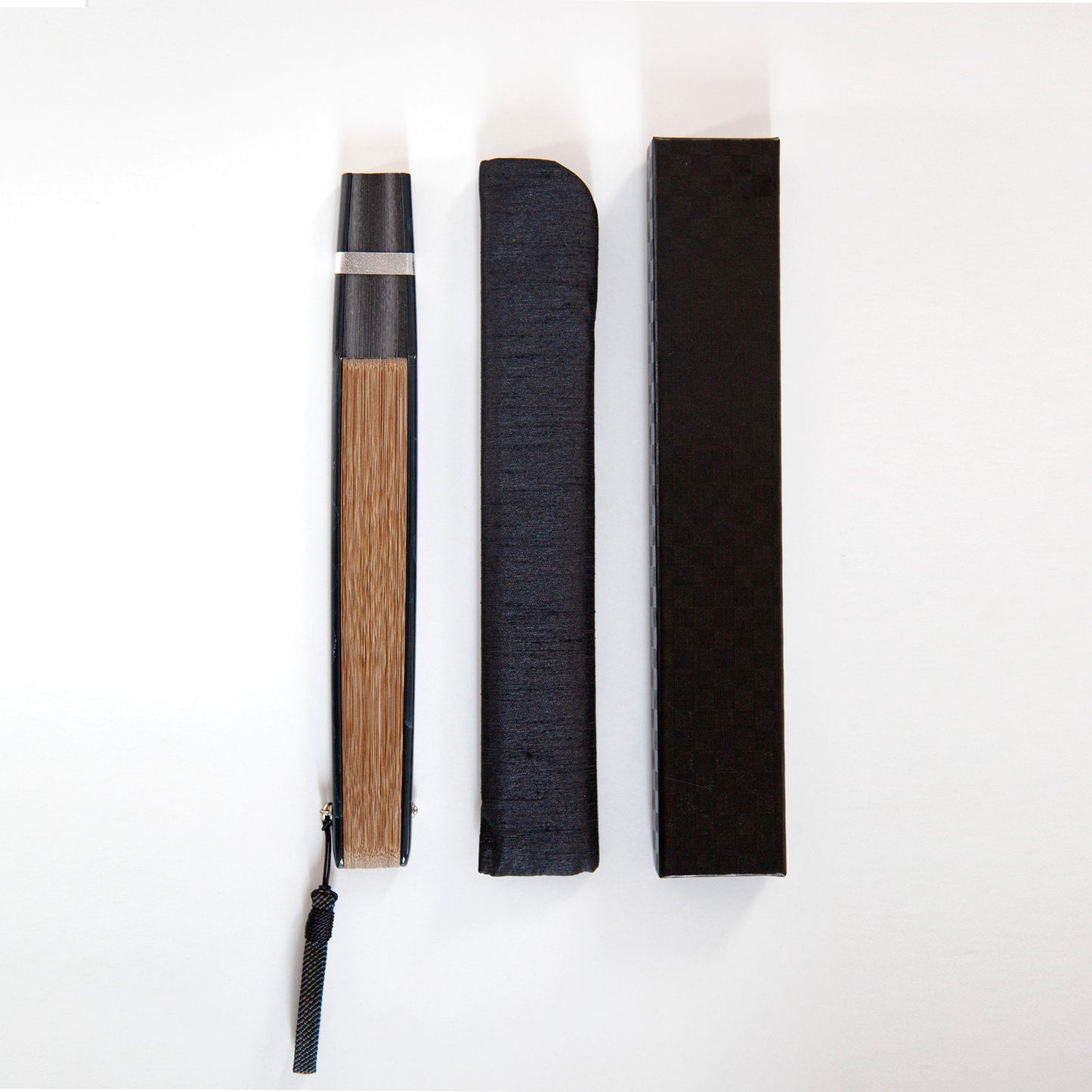 オリジナル扇子・柳 大短地(扇子袋付き)