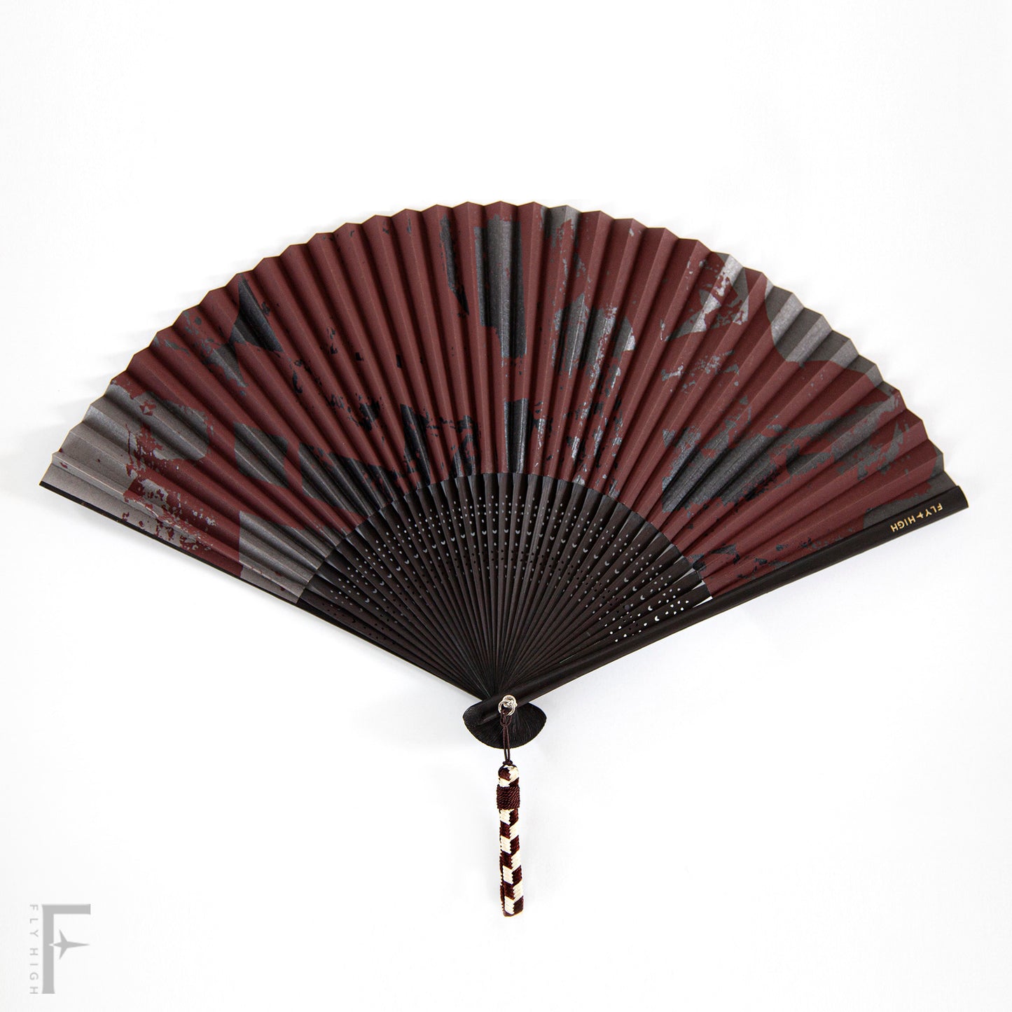 オリジナル扇子・墨黒(扇子袋付き)