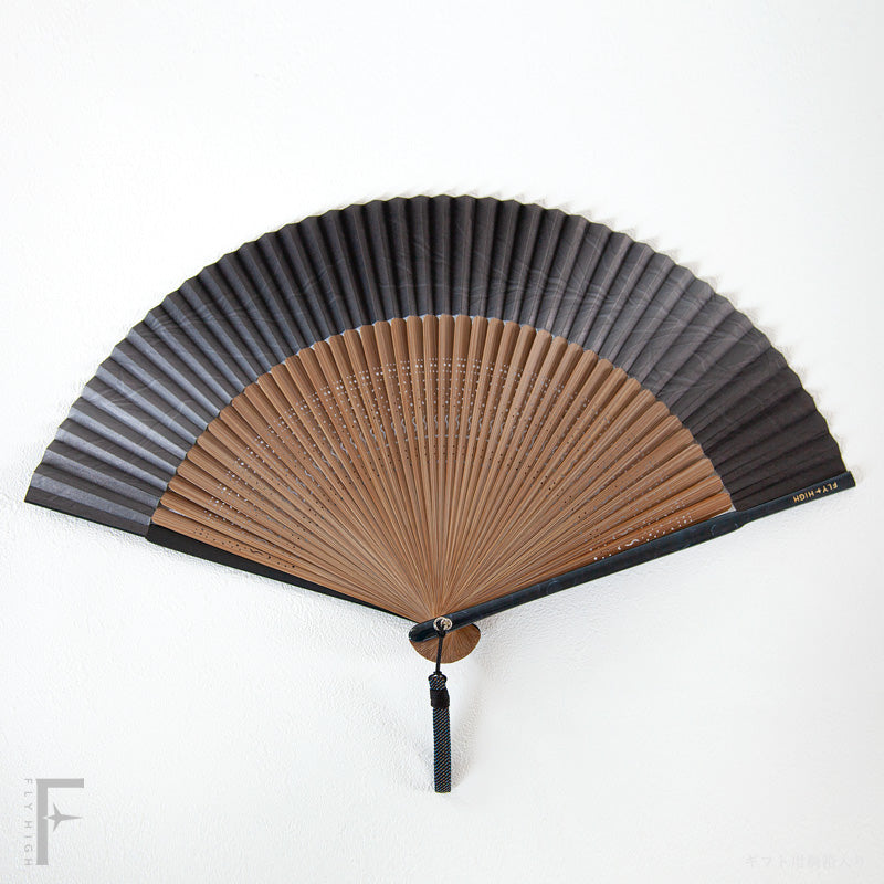 オリジナル扇子・柳 大短地(扇子袋付き)