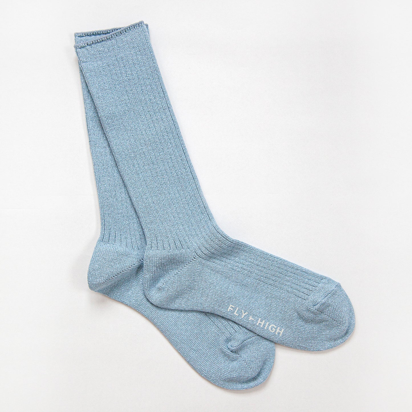 和紙のくつした|リブ(スモークブルー)