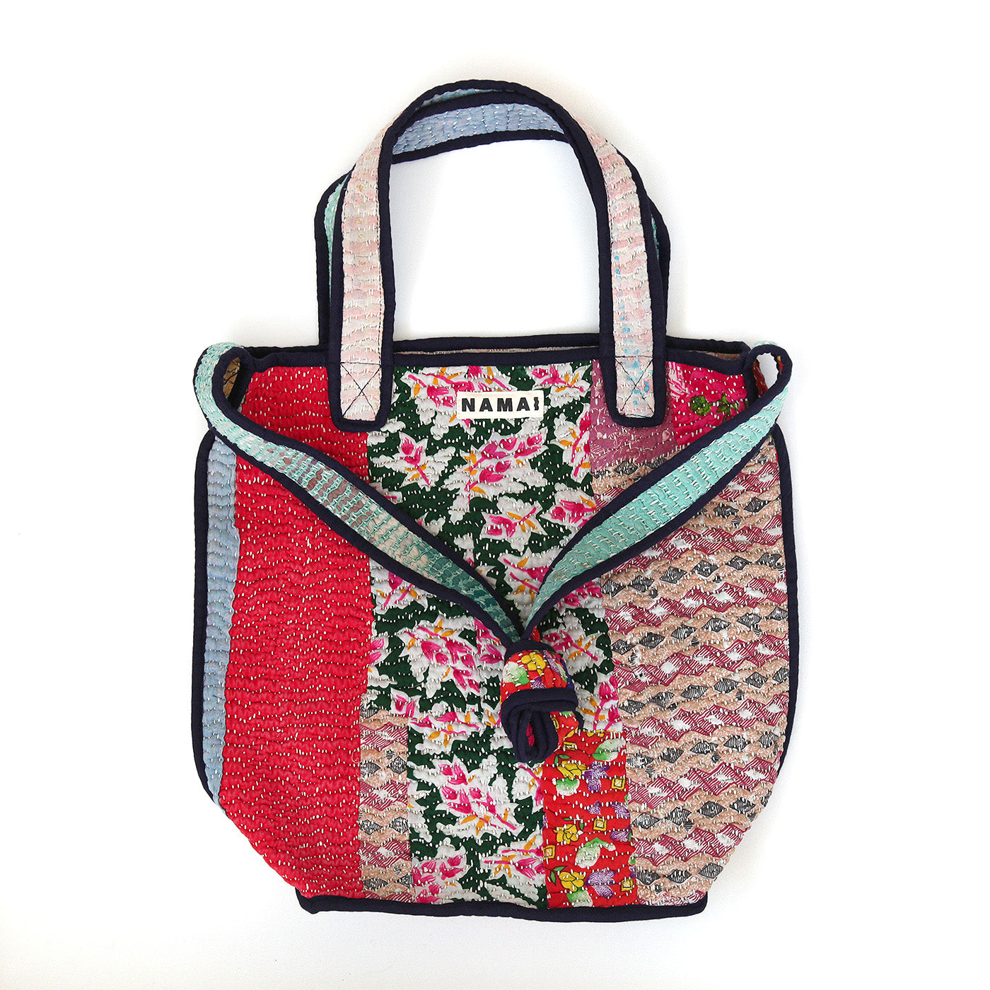 バッグ NAMAI The Falu Quilted Kanteen Bag NAMAI Quilted Kantha Bag-07 – FLYHIGH STYLE