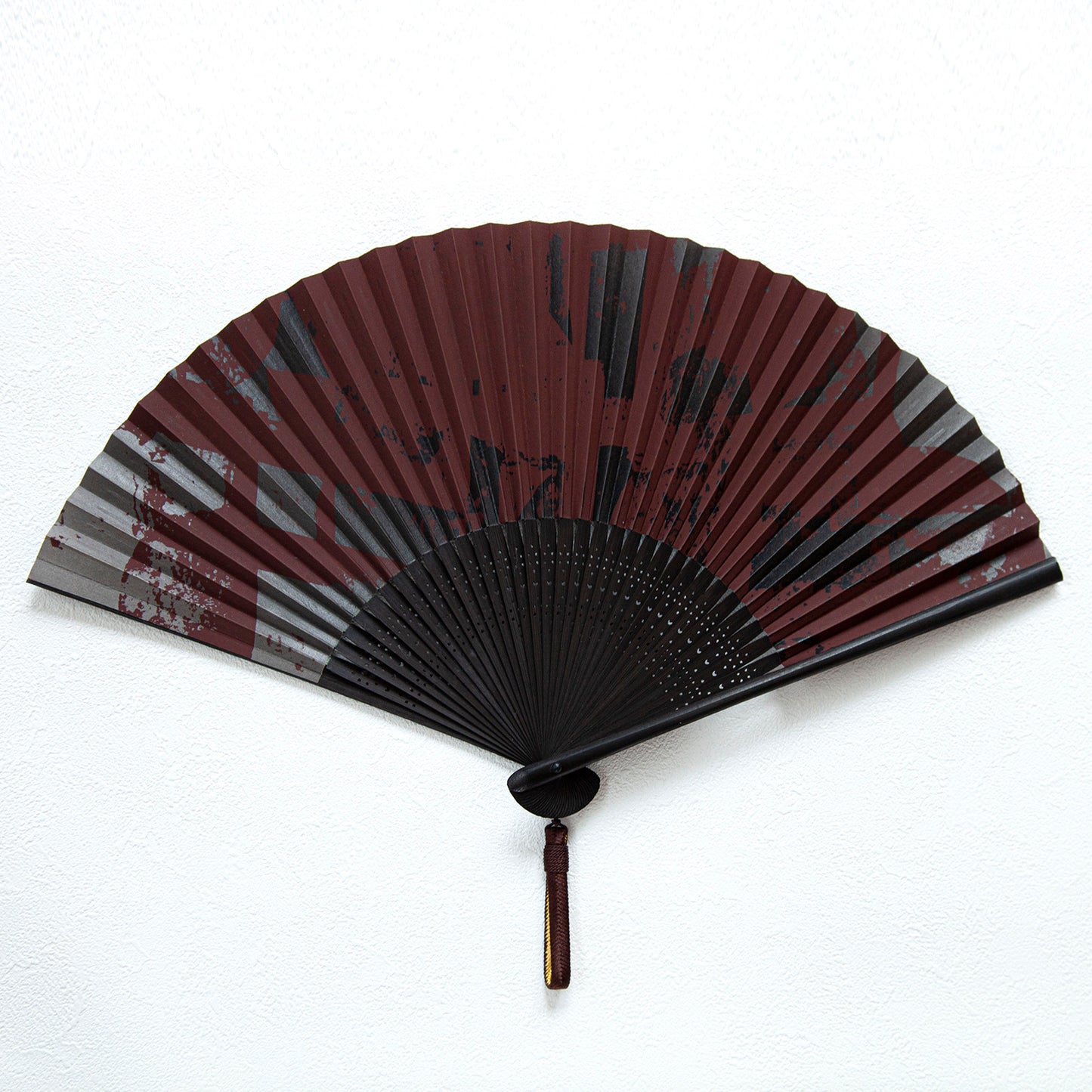 オリジナル扇子・墨黒(扇子袋付き)