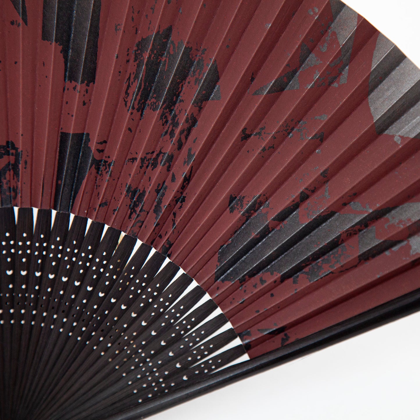 オリジナル扇子・墨黒(扇子袋付き)