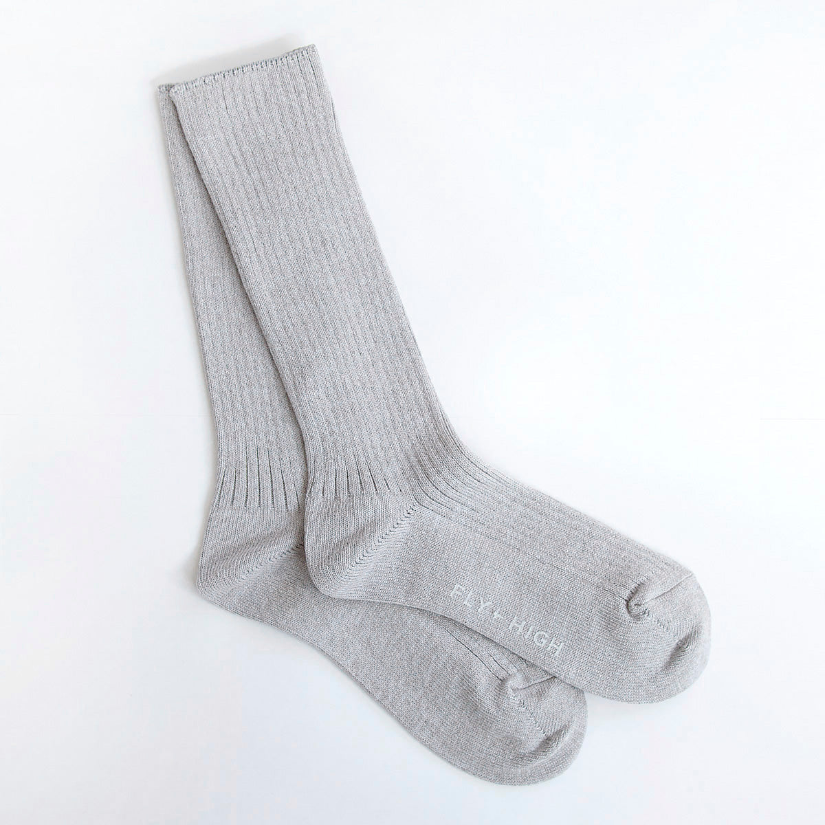 和紙のくつした|リブ(ライトグレー)