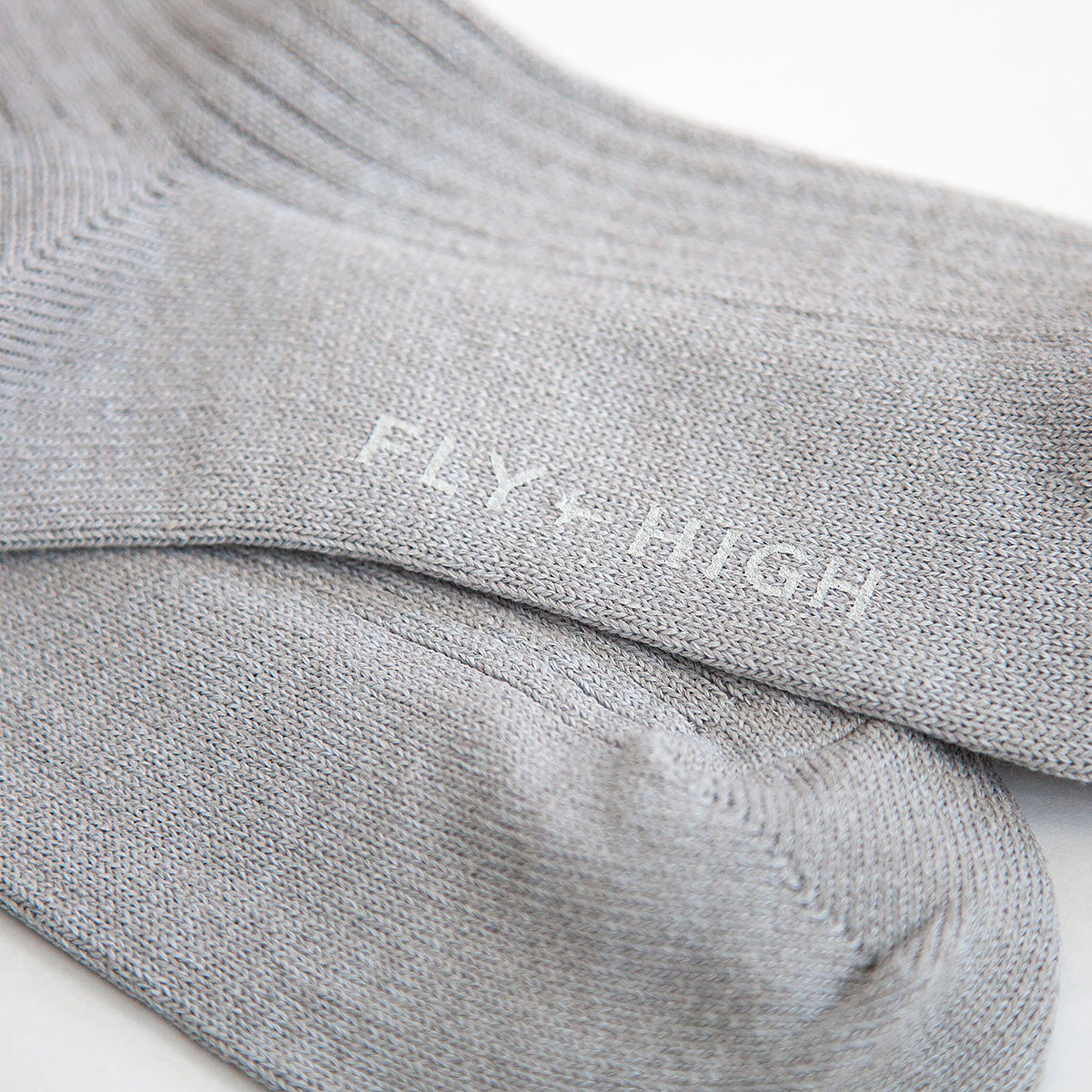 和紙のくつした|リブ(ライトグレー)