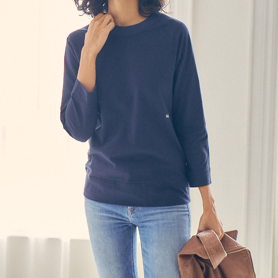 FLY HIGHオリジナルカットソー・ベージュ(七分袖)