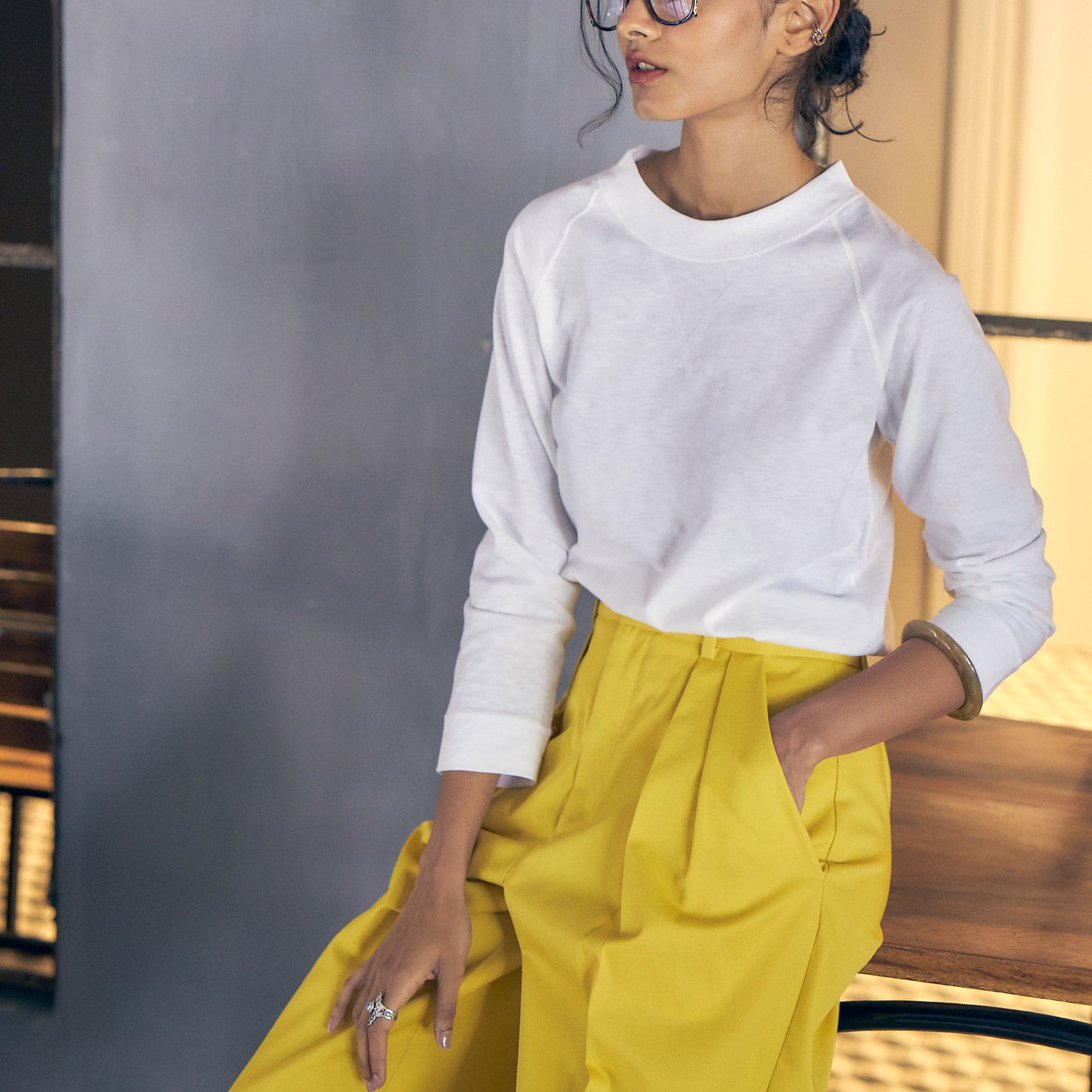 Custom T-shirt – White (3/4 Sleeve)