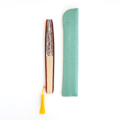 FOLDING FAN WITH POUCH 