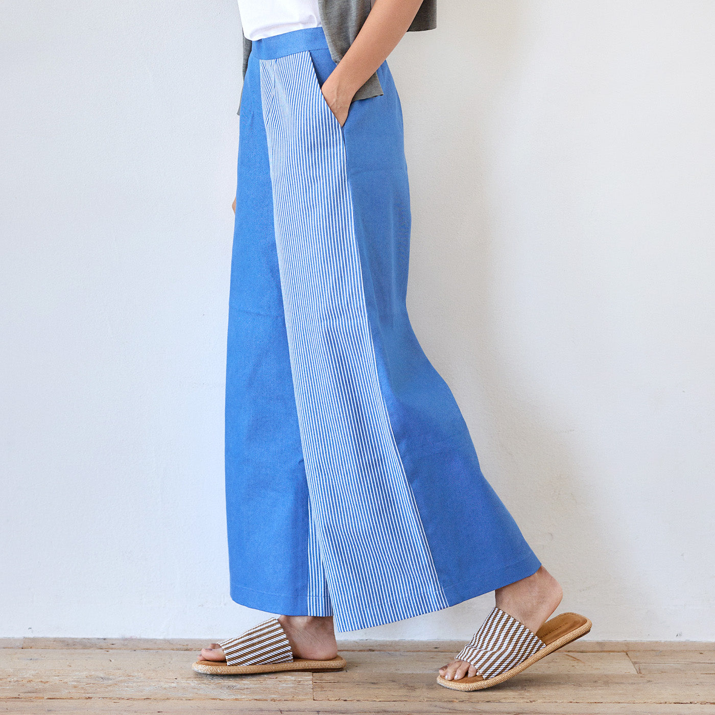 デニムストライプパンツ