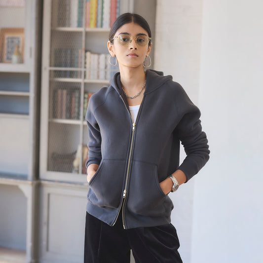 FLY HIGHオリジナルパーカー（チャコール）