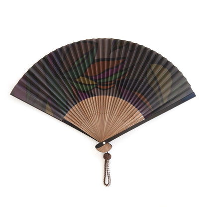 FOLDING FAN WITH POUCH 