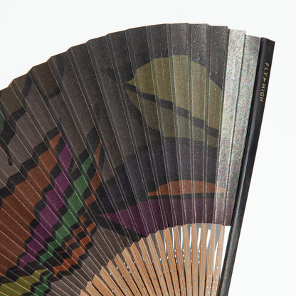 FOLDING FAN WITH POUCH 