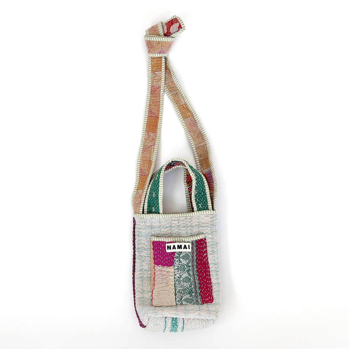 NAMAI Quilted Kantha miniBag-10