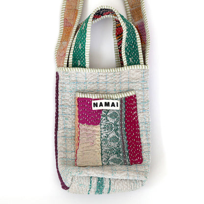 NAMAI Quilted Kantha miniBag-10