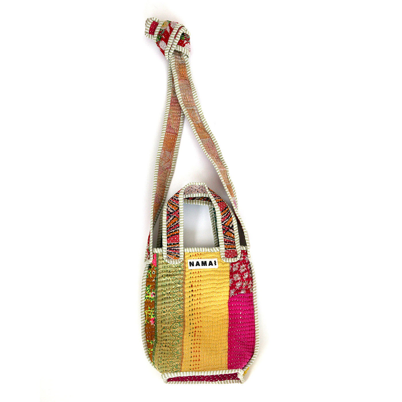 NAMAI Quilted Kantha miniBag-10