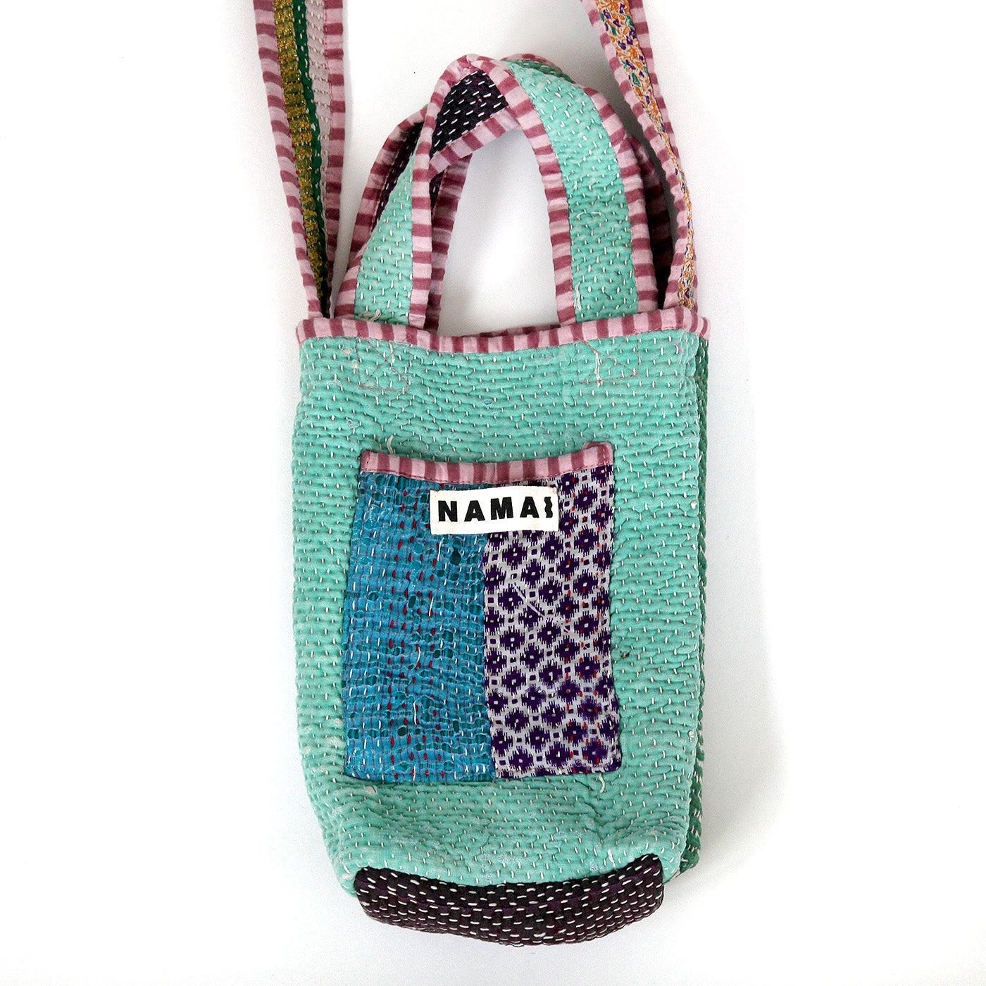 NAMAI Quilted Kantha miniBag-11