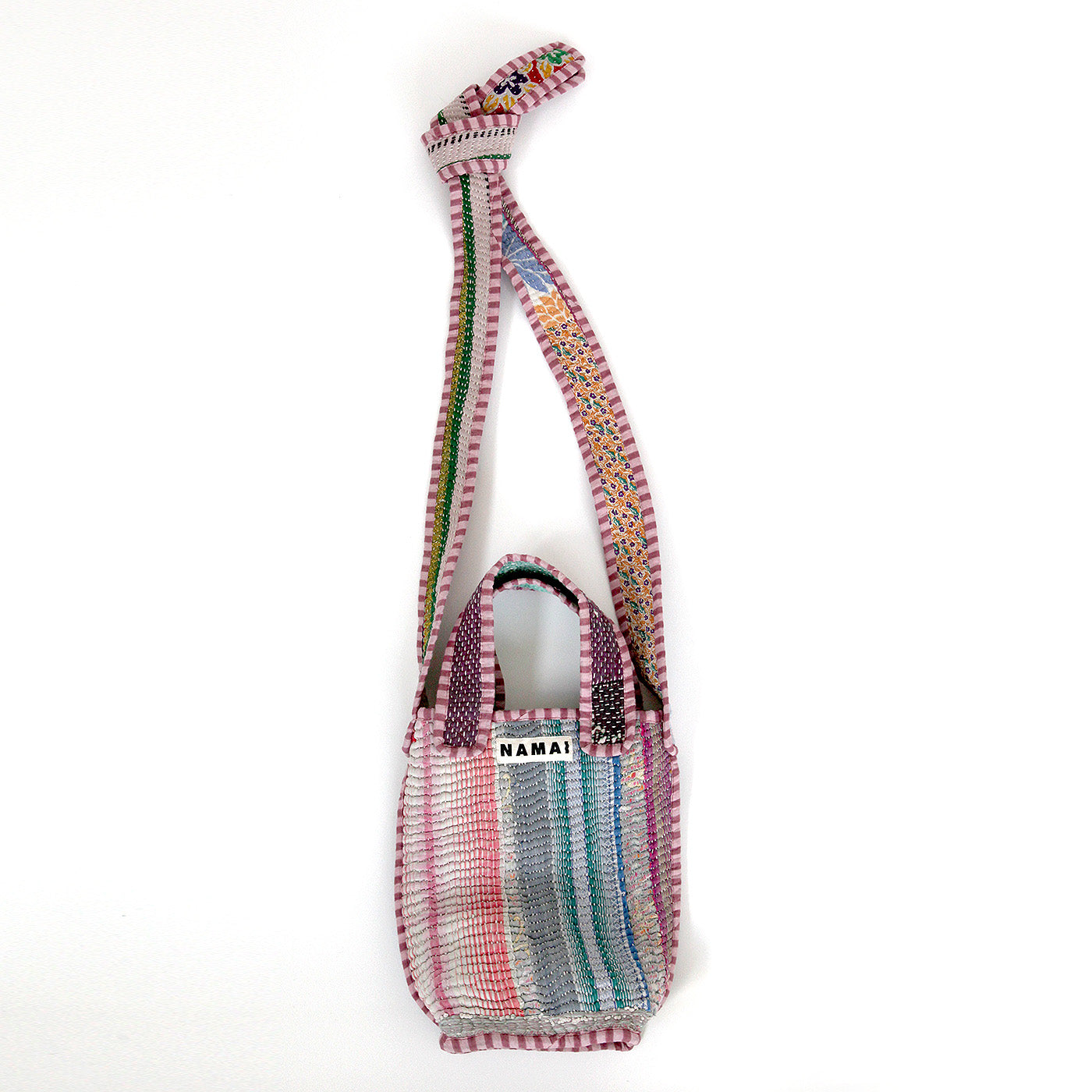 NAMAI Quilted Kantha miniBag-11