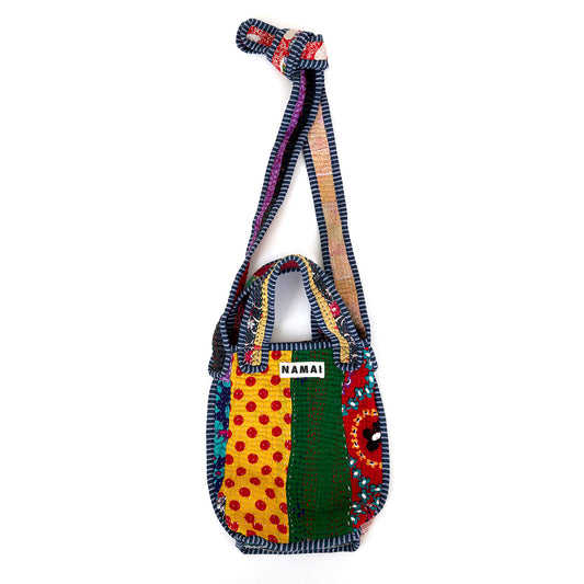 NAMAI Quilted Kantha miniBag-12