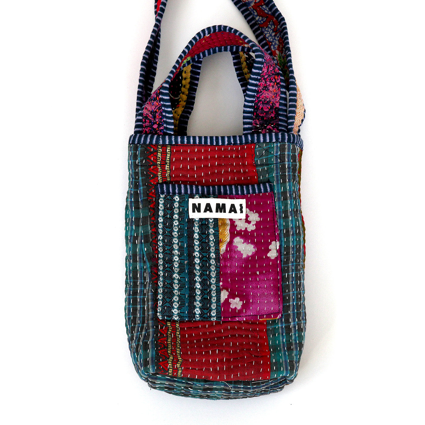 NAMAI Quilted Kantha miniBag-12